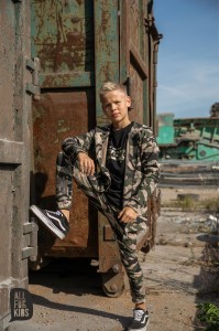 Spodnie bojówki moro All For Kids