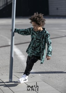 Bluza bomberka BRUSH zielona Mash MNIE 