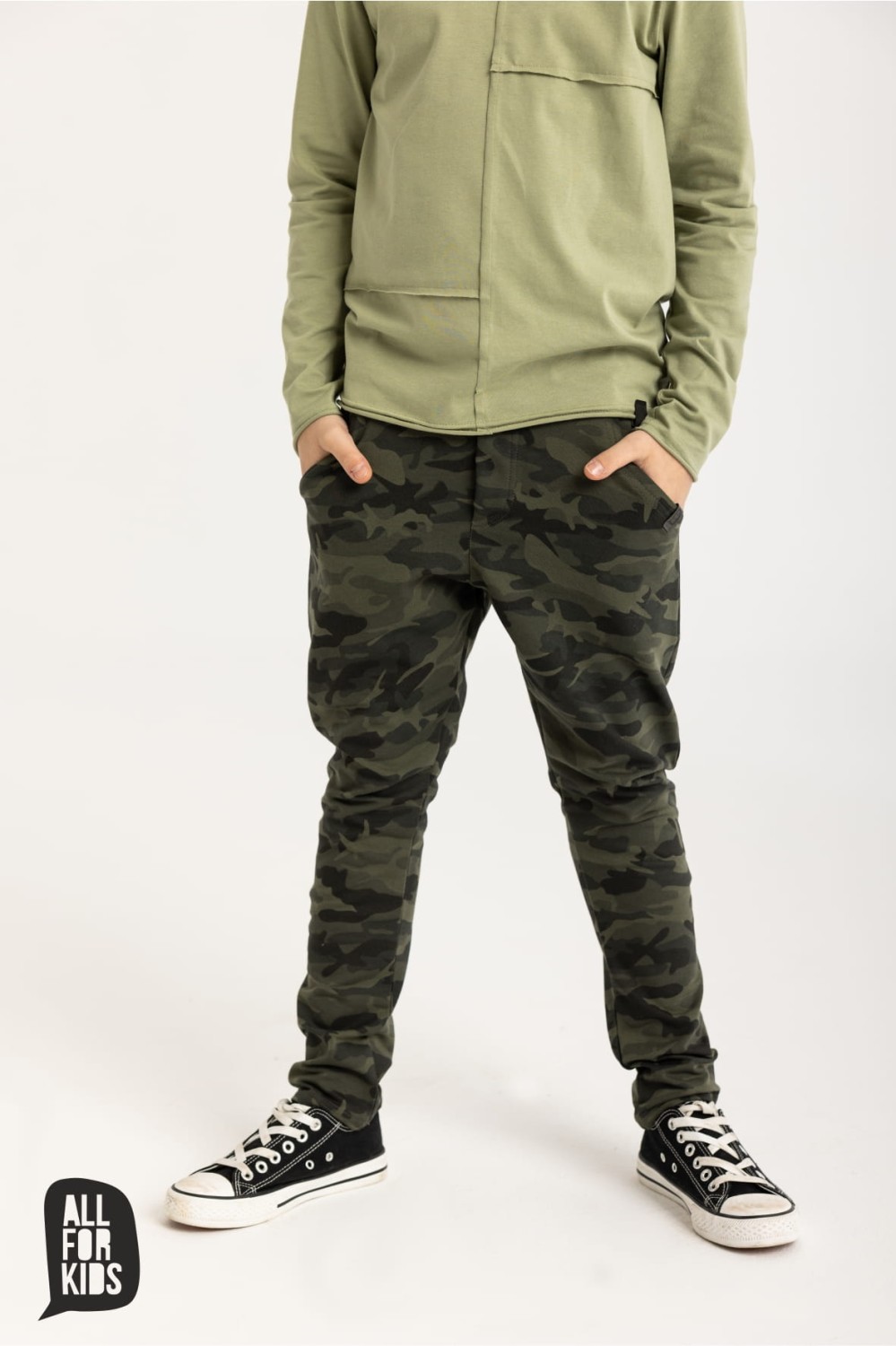 spodnie moro basic all for kids