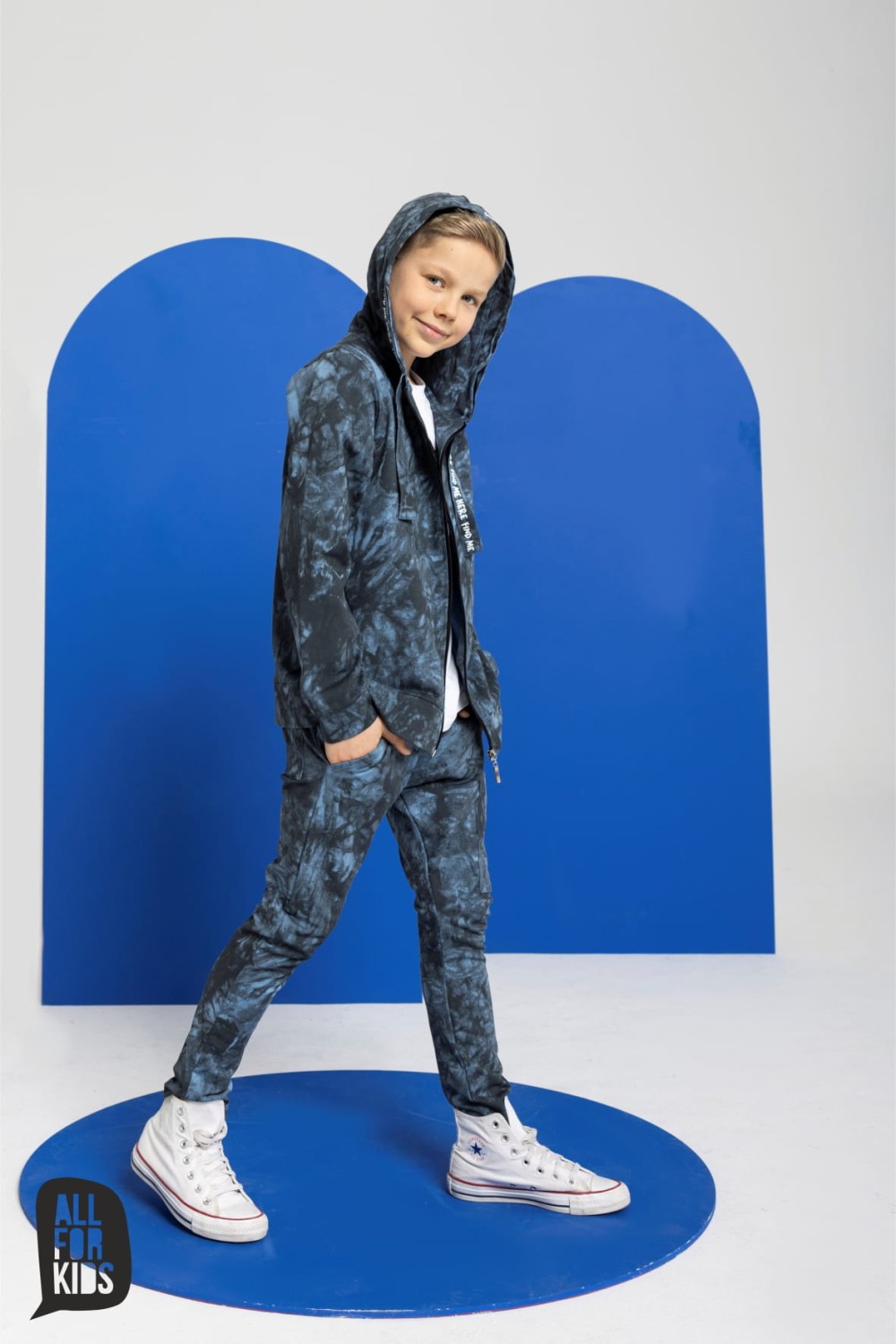 spodnie z kieszeniami batikowe all for kids