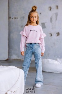 Jeansowe spodnie o luźnym kroju Mash MNIE