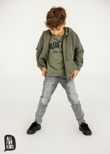 Spodnie jeansowe szare All For Kids  