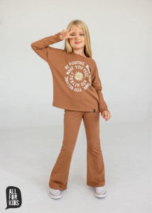 Bluza BE POSITIVE camel  All For Kids   