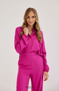 Koszula damska  z wiskozy fuksja Bopoco     
