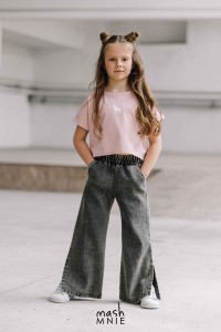 Spodnie jeansowe szwedy grafitowe Mash MNIE 