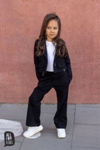 Krótka marynarka czarna All For Kids    