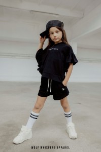 Czarna bluzka kangurka Mash MNIE     