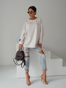 Bluza oversize mucha szara Me Gusta 