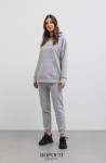 Szary dres komplet spodnie bluza BOPOCO   