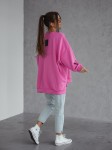 Bluza damska mucha oversize różowa Me Gusta  