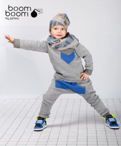 Szara bluza z kominem Boom Boom