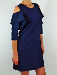 Granatowa sukienka La Perla