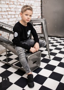 Czarna bluza dresowa All For Kids