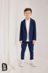 Granatowy garnitur spodnie i marynarka All For Kids    