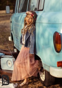 Kurtka ramoneska jeansowa niebieska All For Kids