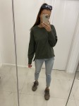 Bluza damska bez kaptura khaki TMC Moda   
