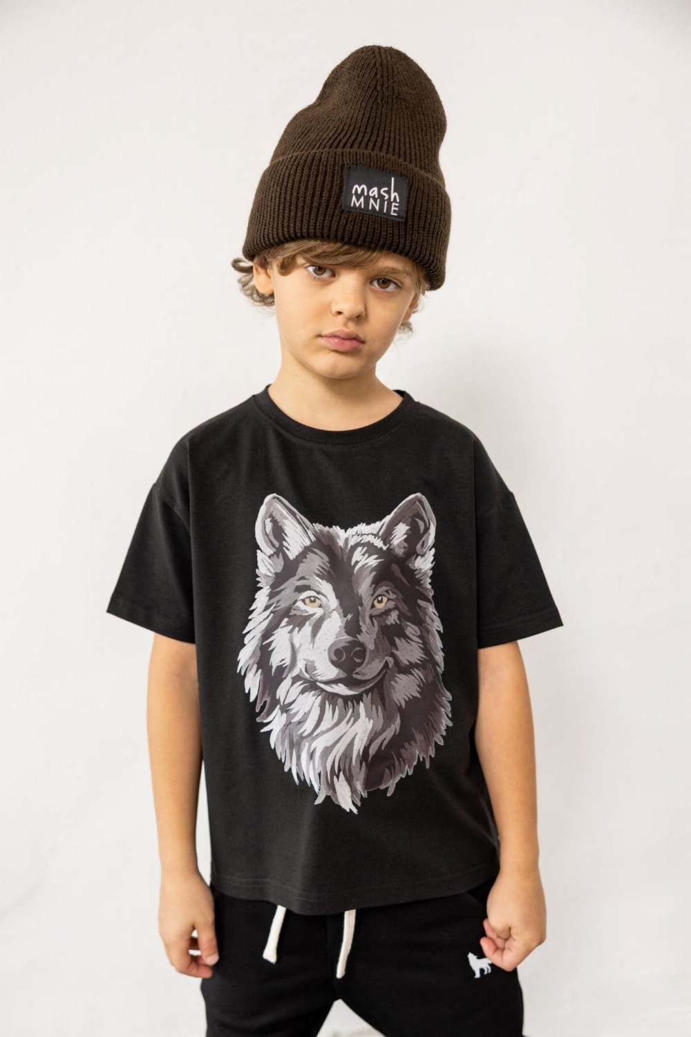 MASHMNIE czapka zimowa brązowa uniwersaln unisex