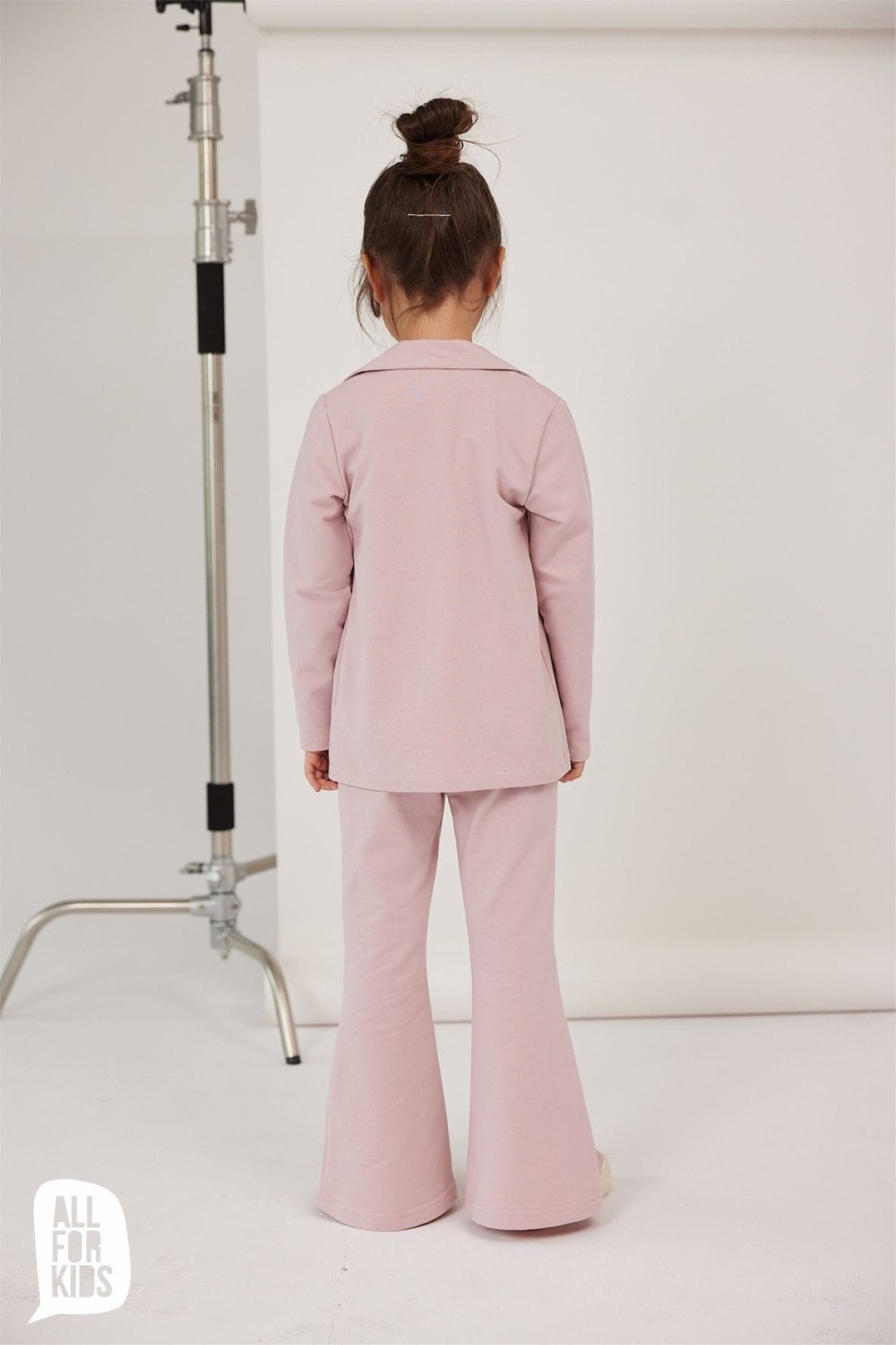 Modna marynarka dla dziewczynki różowa All For Kids