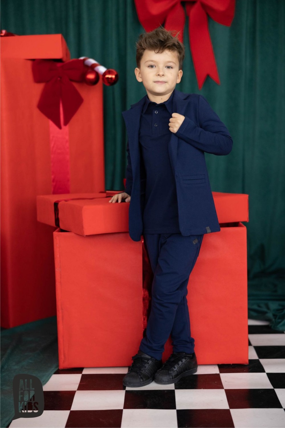 Granatowe spodnie All For Kids