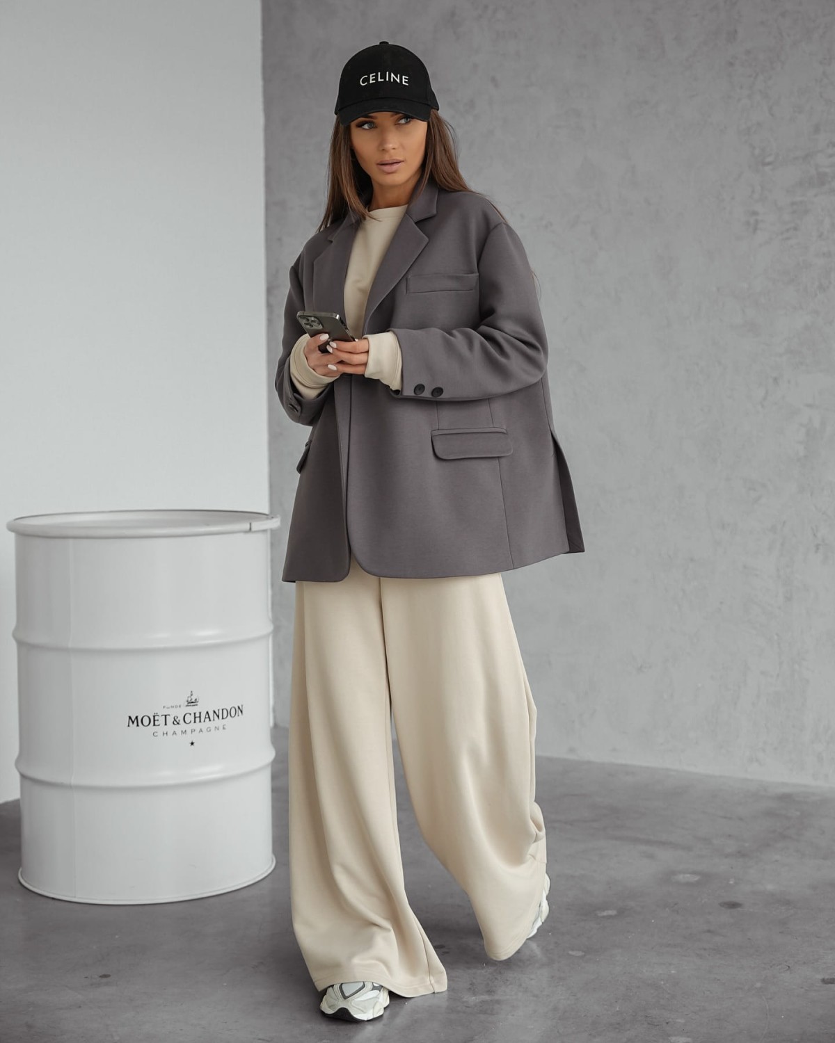 MARYNARKA DAMSKA OVERSIZE DRESOWA ME GUSTA