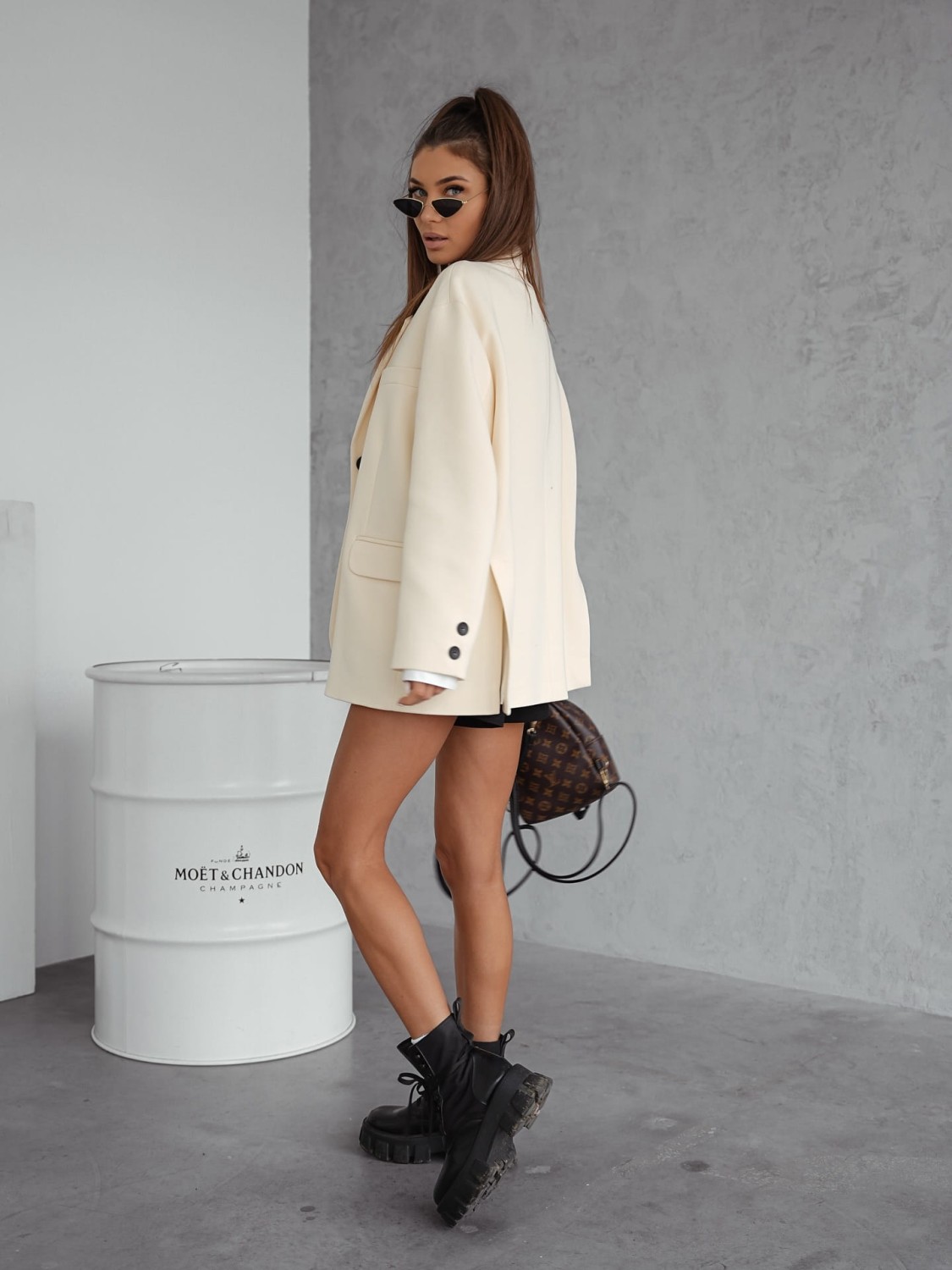 MARYNARKA DAMSKA OVERSIZE DRESOWA ME GUSTA
