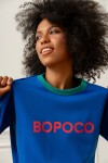 T-SHIRT DAMSKI BOPOCO CHABROWY Z ZIELONĄ LAMÓWKĄ 
