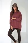 Bluza damska oversize mucha ceglana Me Gusta 