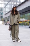 Marynarka damska oversize dresowa khaki Me Gusta 